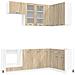 Unità Cucina LYON 8 pcs Rovere Sonoma Legno ingegnerizzato - Foto miniatura 1