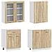 Unità Cucina LYON 8 pcs Rovere Sonoma Legno ingegnerizzato - Foto miniatura 3