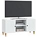 Mobile TV Bianco 102 x 34,5 x 50 cm Legno ingegnerizzato - Foto miniatura 3