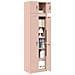 Armadio 2 pz Rosa 60 x 40 x 220 cm Acciaio Bloccabile - Foto miniatura 3