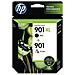 Cartuccia Ink Originale 901 Nera Più Ciano Magenta Gialla Officejet 4500 J4524 Capacità 1060 Pagine Confezione 2 pezzi - Foto miniatura 5