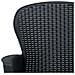 Sedie Da Giardino 2 Pz Cuscino Antracite Plastica Stile Rattan - Foto miniatura 4