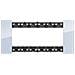 Placca Living Now 6 Moduli Colore Sky Ka4806da - Foto miniatura 1