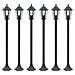 Lampioni Da Giardino 6pz E27 110 Cm Alluminio Verde Scuro - Foto miniatura 1