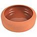 Ciotola In Ceramica 500 Ml /  17cm Colore Terracotta Per Conigli Nani - Foto miniatura 2