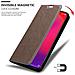 Cadorabo Custodia Compatibile Con Xiaomi Redmi K20 / Mi 9 T In Bruno Caffè - Coperchio Protettiva Con Chiusura Magnetica, Funzione Stand E Tasca Per Le Carte - Foto miniatura 7