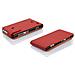 Custodia Compatibile Con Nokia Lumia 720 In Rosso Cremisi - Coperchio Protettivo In Design Flip Realizzato In Similpelle Testurizzata - Foto miniatura 2