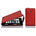 Custodia Compatibile Con Nokia Lumia 720 In Rosso Cremisi - Coperchio Protettivo In Design Flip Realizzato In Similpelle Testurizzata - Foto miniatura 1