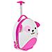 Boppi Tiny Trekker Trolley Per Bambini Bagaglio A Mano Trolley Con Maniglia Trolley Leggero Con Ruote Valigia A Mano 17 Litri - Cane Rosa - Foto miniatura 1