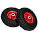 Ruote Carrello a Mano 2 pz Gomma 3.00-4 (245x82)  - Foto miniatura 3