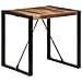 Tavolo Da Pranzo 80x80x75 Cm Legno Massello Finitura Sheesham - Foto miniatura 1