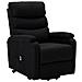 Poltrona Alzapersona Reclinabile Nera in Tessuto - Foto miniatura 2