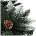 Set Albero Natale Artificiale con LED e Pigne 180 cm - Foto miniatura 7