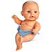 Baby Doll Neonato 20 Cm Bimba Vinile / tessile Blu - Foto miniatura 1
