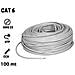 Vsnetwork Matassa 100 Mt Metri Cavo Di Rete Utp Cat6 Cca Rj45 Bobina Di Rete Gigabit 10/100/1000 Mbps Lan Adsl Ethernet Grigio - Foto miniatura 1