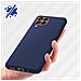 Cover Samsung Galaxy M53 5g Silicone Flessibile Finitura Opaca Blu Notte - Foto miniatura 4