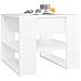Tavolino Da Salotto Bianco 55,5x55x45 Cm In Legno Multistrato - Foto miniatura 5