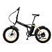 Bicicletta Elettrica Pieghevole Mini Max FatBike Velocità Max 25 km /h Autonomia 70 km Display LCD Luce LED Bluetooth Potenza 250 W Colore Nero / Giallo - Foto miniatura 1
