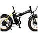 Bicicletta Elettrica Pieghevole Mini Max FatBike Velocità Max 25 km /h Autonomia 70 km Display LCD Luce LED Bluetooth Potenza 250 W Colore Nero / Giallo - Foto miniatura 4