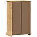 Scarpiera Vigo 60x35x96 Cm In Legno Massello Di Pino - Foto miniatura 7