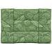 Cuscino Per Pallet Con Motivo A Foglie 120x80x12 Cm In Tessuto - Foto miniatura 2