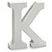 Lettera K Legno Bianco (2 X 16 X 14,5 Cm) (24 Unità) - Foto miniatura 2