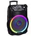 Cassa Amplificata a BatterieTrolley Wireless ingresso USB AUX IN Colore Nero - Foto miniatura 2
