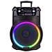 Cassa Amplificata a BatterieTrolley Wireless ingresso USB AUX IN Colore Nero - Foto miniatura 3