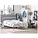 Letto Metallo Maurs 180 X 200 Cm Bianco - Foto miniatura 1