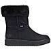 Black Casual Closed Ladies Mid Height Boots Stivaletti Pelle Sintetica Scarpe Donna Nero Eu 40, Y0090-00 - Foto miniatura 3