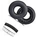 Cuscinetti Auricolari Di Ricambio Per Cuffie Sony Wh-ch520 - Pelle Proteica Black - Foto miniatura 3