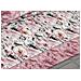 Completo Lenzuola Letto 100% Cotone Made Italy Disegno Animalier Cn Singolo Rosa - Foto miniatura 3