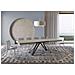 Tavolo allungabile 90x180/284 cm Terium cashmere gambe antracite - Foto miniatura 3
