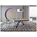 Tavolo allungabile 90x180/284 cm Terium cashmere gambe antracite - Foto miniatura 2