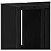 Mobile Bagno Specchio Rovere Nero 60x16x60 Legno Multistrato - Foto miniatura 4