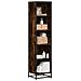 Libreria Rovere Fumo 40x35x170,5 Cm In Legno Multistrato - Foto miniatura 1