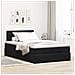 Pouf Letto Con Materasso Nero 120x190 Cm Velluto - Foto miniatura 3
