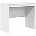 Scrivania con spazio di archiviazione in legno ingegnerizzato bianco - Foto miniatura 4
