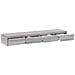 Cassetti per Letto Grigio Sonoma 140x36,5x16,5 cm Legno Ingegnerizzato - Foto miniatura 3
