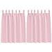 Tende con tende 2 pcs Rosa Baby 140x140cm Poliestere - Foto miniatura 1