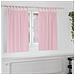 Tende con tende 2 pcs Rosa Baby 140x140cm Poliestere - Foto miniatura 2