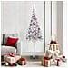 Albero di Natale con 150 LED Bianco 150 cm PE e Acciaio - Foto miniatura 2