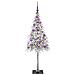 Albero di Natale con 150 LED Bianco 150 cm PE e Acciaio - Foto miniatura 3