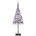 Albero di Natale con 150 LED Bianco 150 cm PE e Acciaio - Foto miniatura 4