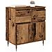 Credenza con cassetto Legno vecchio 60 x 35 x 70 cm - Foto miniatura 3