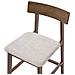 Set Di 2 Sedie Alte Isanti Legno Marrone Scuro /tortora - Foto miniatura 6