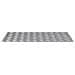 Dischi Quadrati 2 pcs Argento 90 x 50 cm Alluminio - Foto miniatura 4