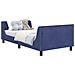 Struttura letto bambini con testata Blu Polizia 80 x 200 cm - Foto miniatura 1