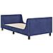 Struttura letto bambini con testata Blu Polizia 80 x 200 cm - Foto miniatura 4