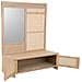 Sgabello Da Mobile Da Ingresso In Legno E Rete Marrone 90x8x181h-90x39x46h - Foto miniatura 3